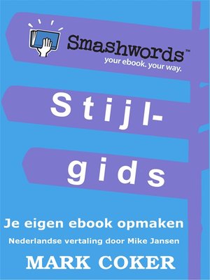 cover image of De Smashwords Stijlgids